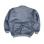 Vintage New York Script Logo Bomber Jacket Navy