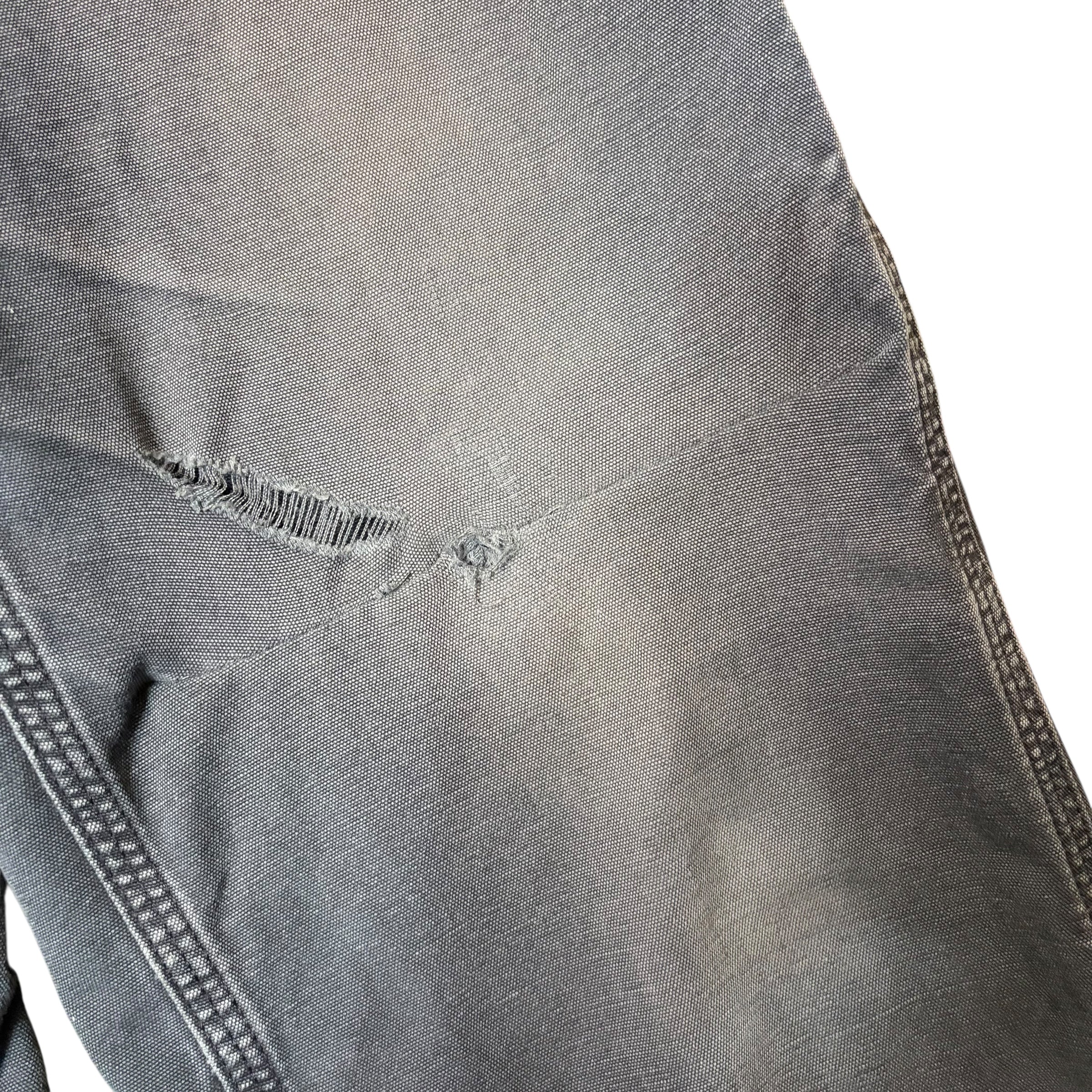 Vintage Carhartt Loose Fit Carpenter Pants Faded Black
