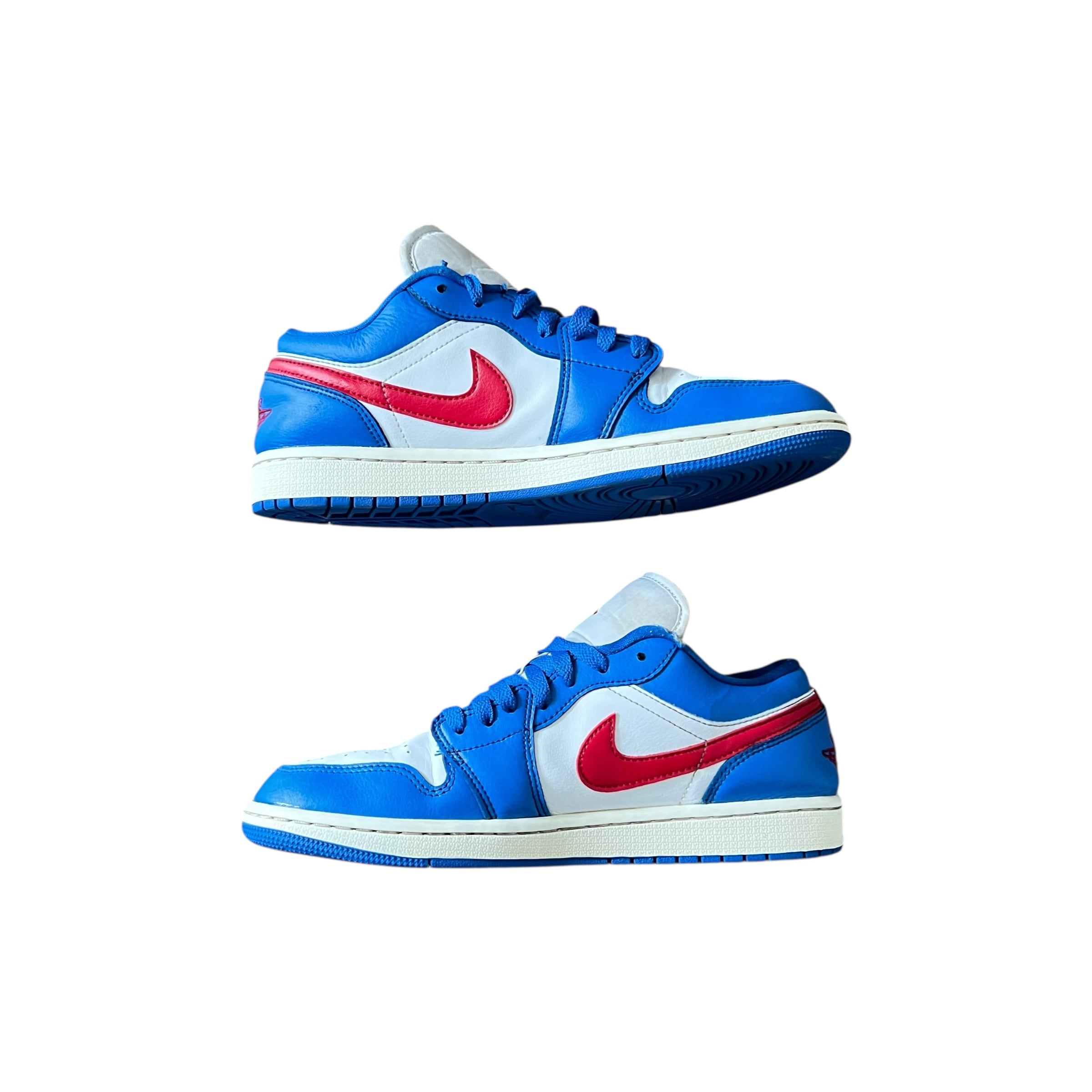 Jordan 1 Low Sport Blue Gym Red (Women’s)