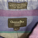 Christian Dior Monsieur Dress Shirt Multi Colour Stripes