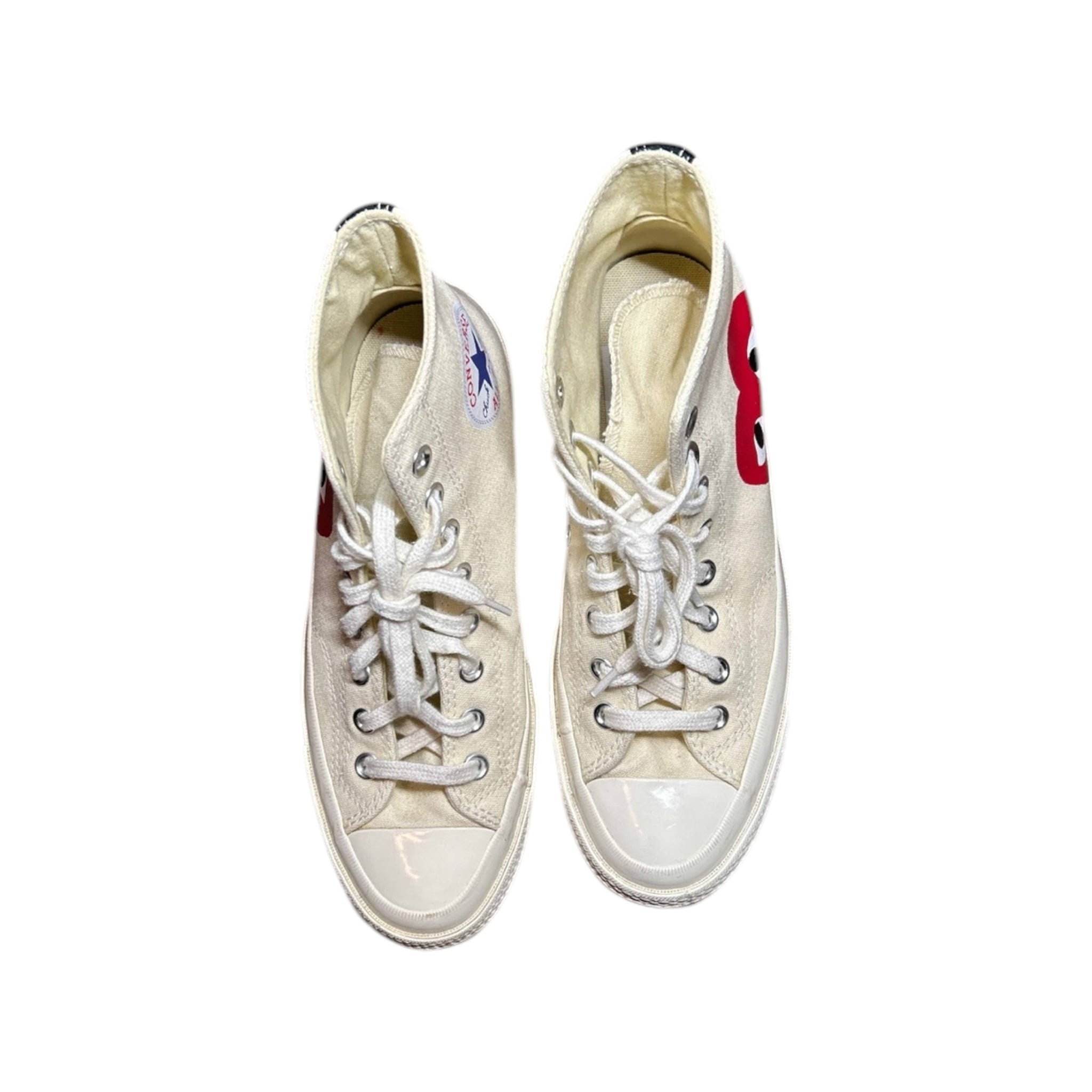 Comme Des Garçons PLAY x Converse Chuck Taylor All Star 70 Hi “Milk”