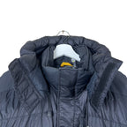 Vintage Mountain Hard Wear Two Tone Hooded Puffer Jacket Black