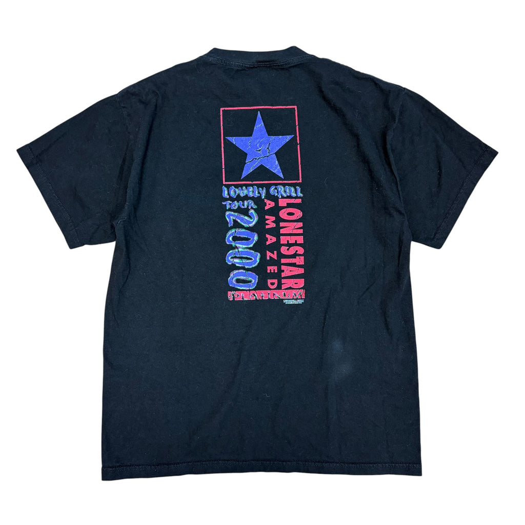 2000 Lonestar Lonely Grill Tour Tee Black