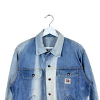 Vintage 60’s GWG Cowboy Jean Jacket Sun Faded Blue