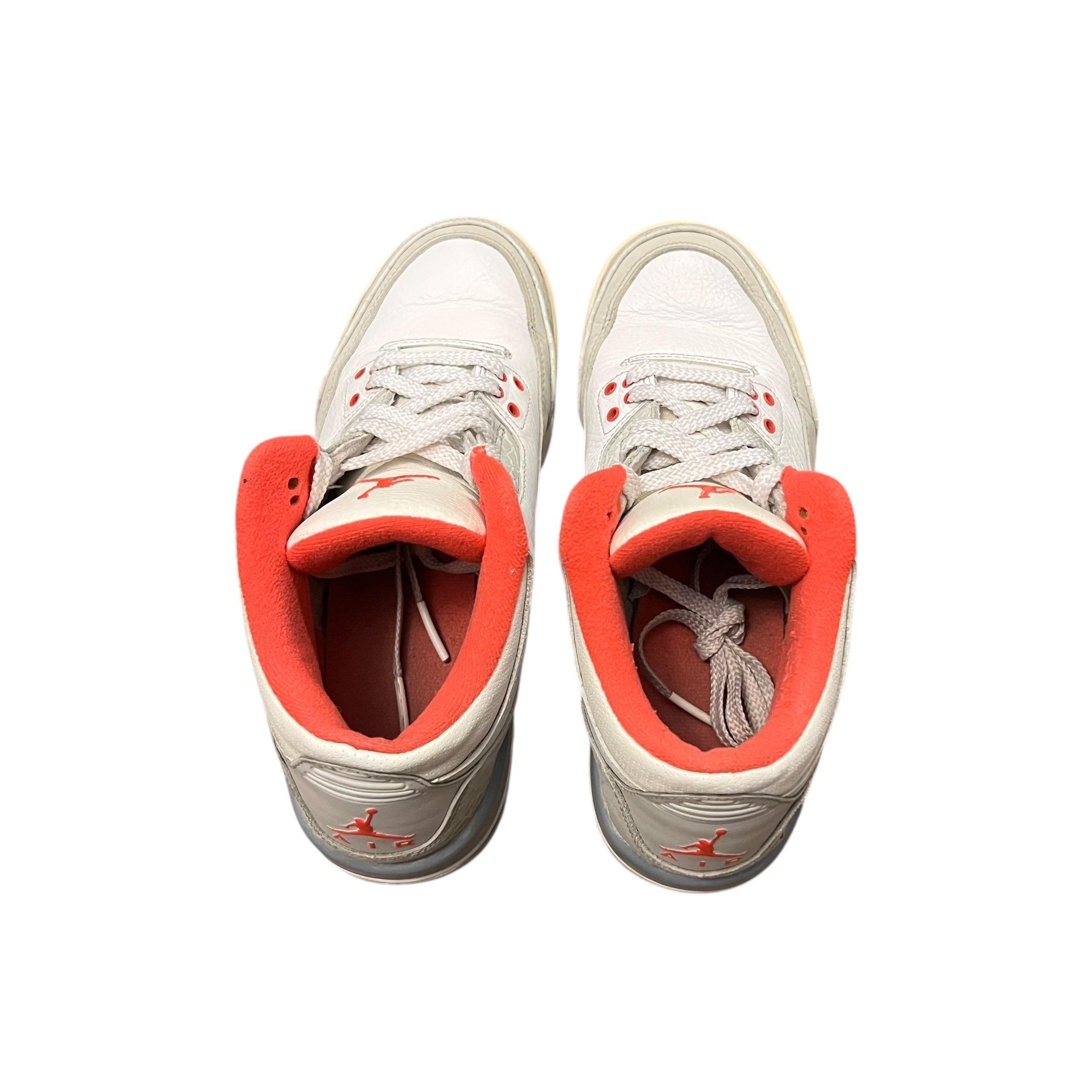 Jordan 3 Retro White Crimson Grey (GS)(2010)