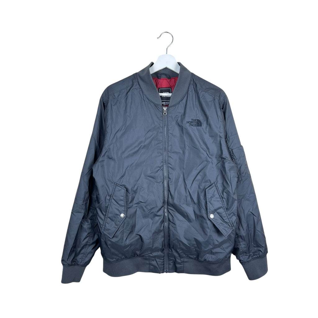 Vintage North Face Bomber Jacket Dark Grey