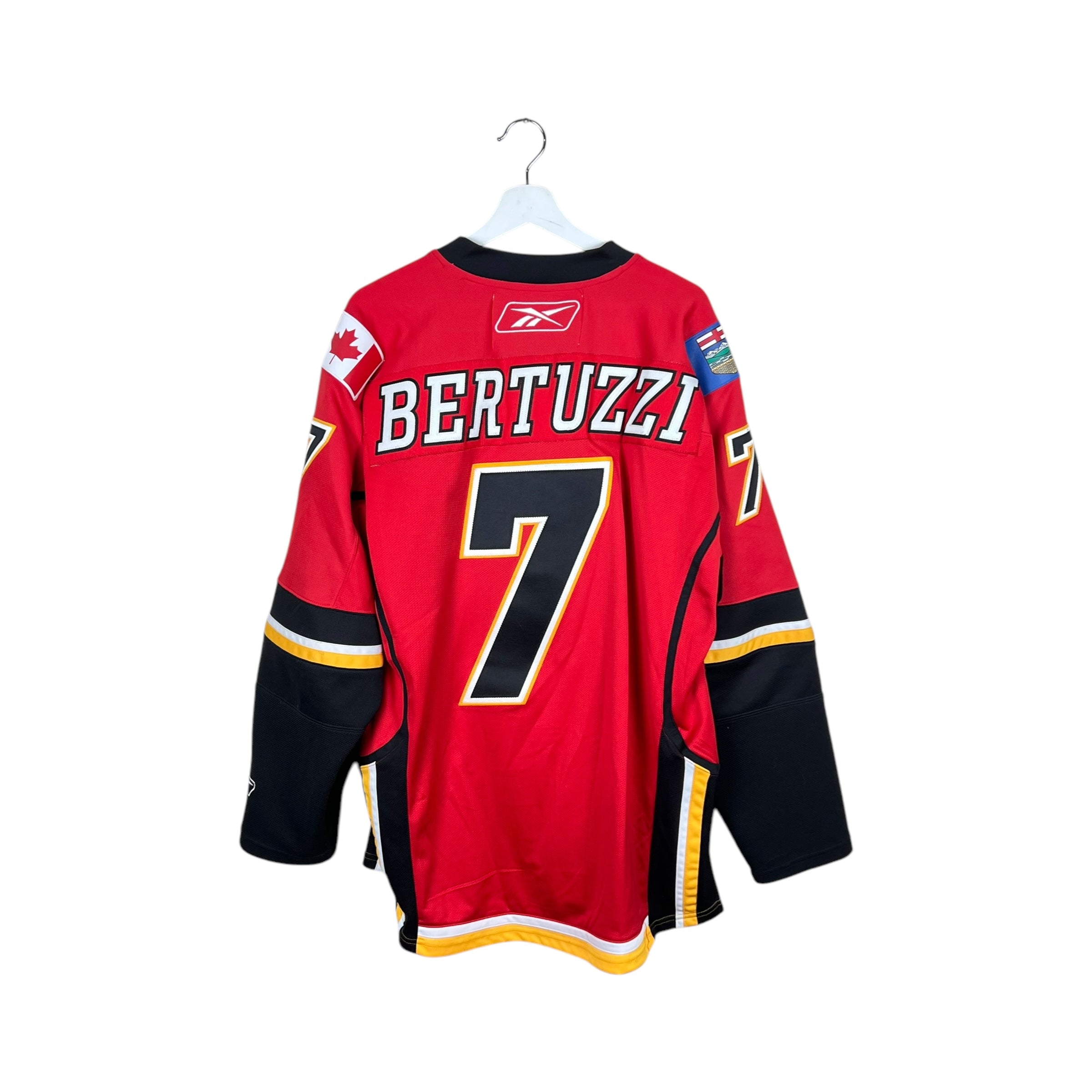 Vintage Reebok Calgary Flames Todd Bertuzzi Away Jersey
