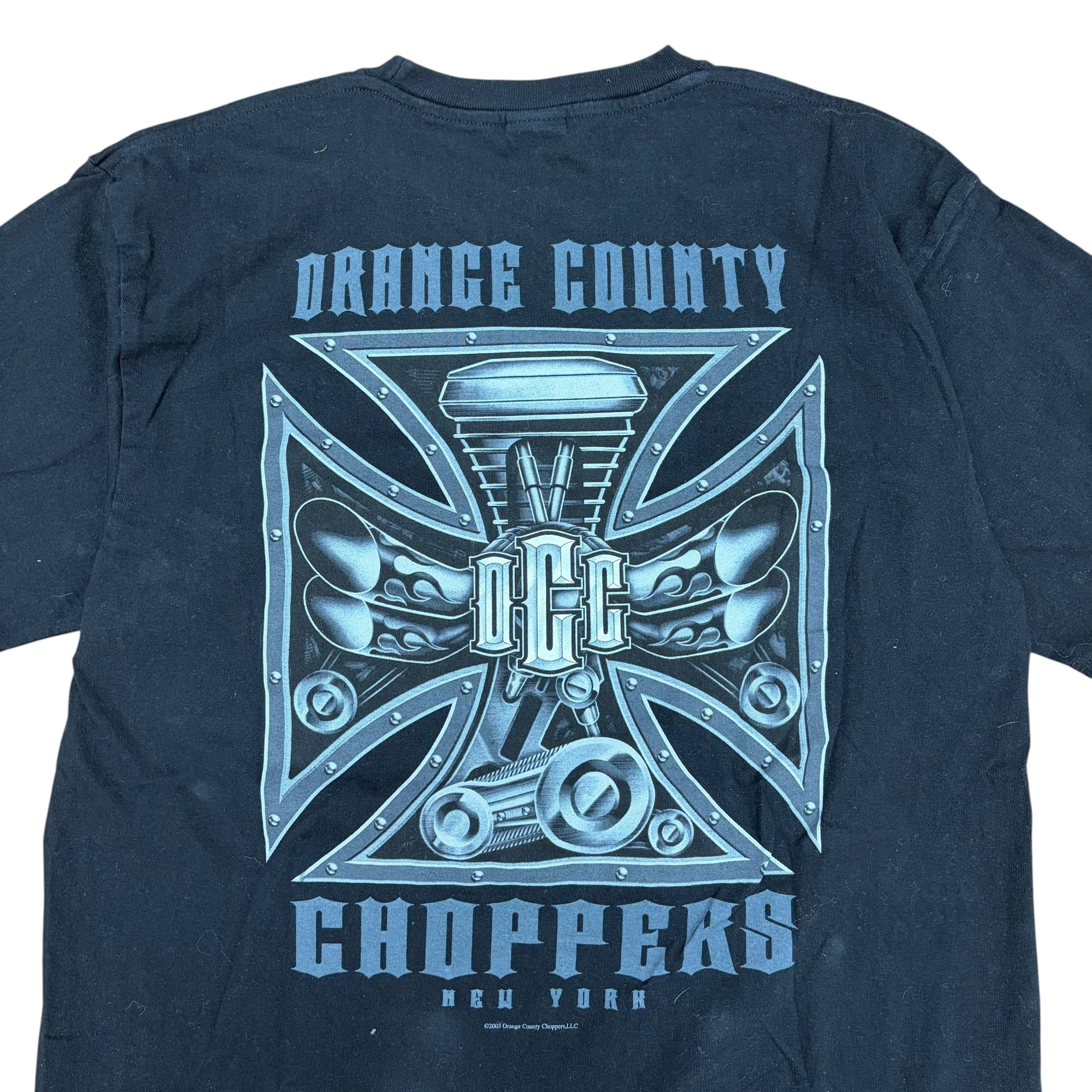 Vintage Orange County Choppers New York Cross Tee Black