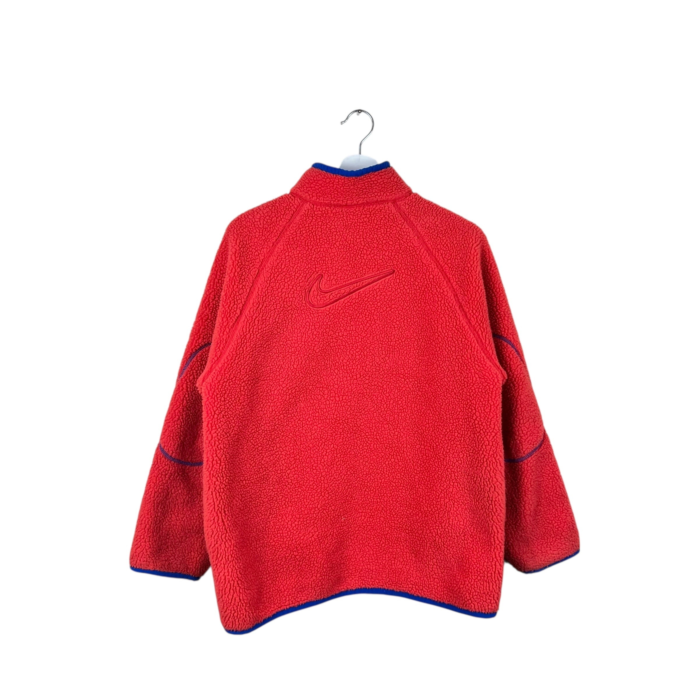 Vintage Y2K Nike Sherpa Jacket Red