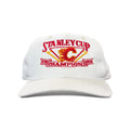 1989 Ted Fletcher NHL Calgary Flames Stanley Cup Champions SnapBack