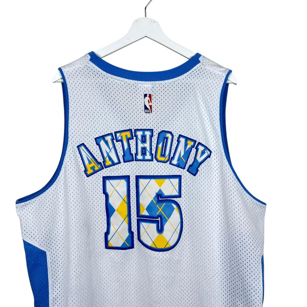 2009 Reebok Denver Nuggets Carmelo Anthony Home Plaid Jersey