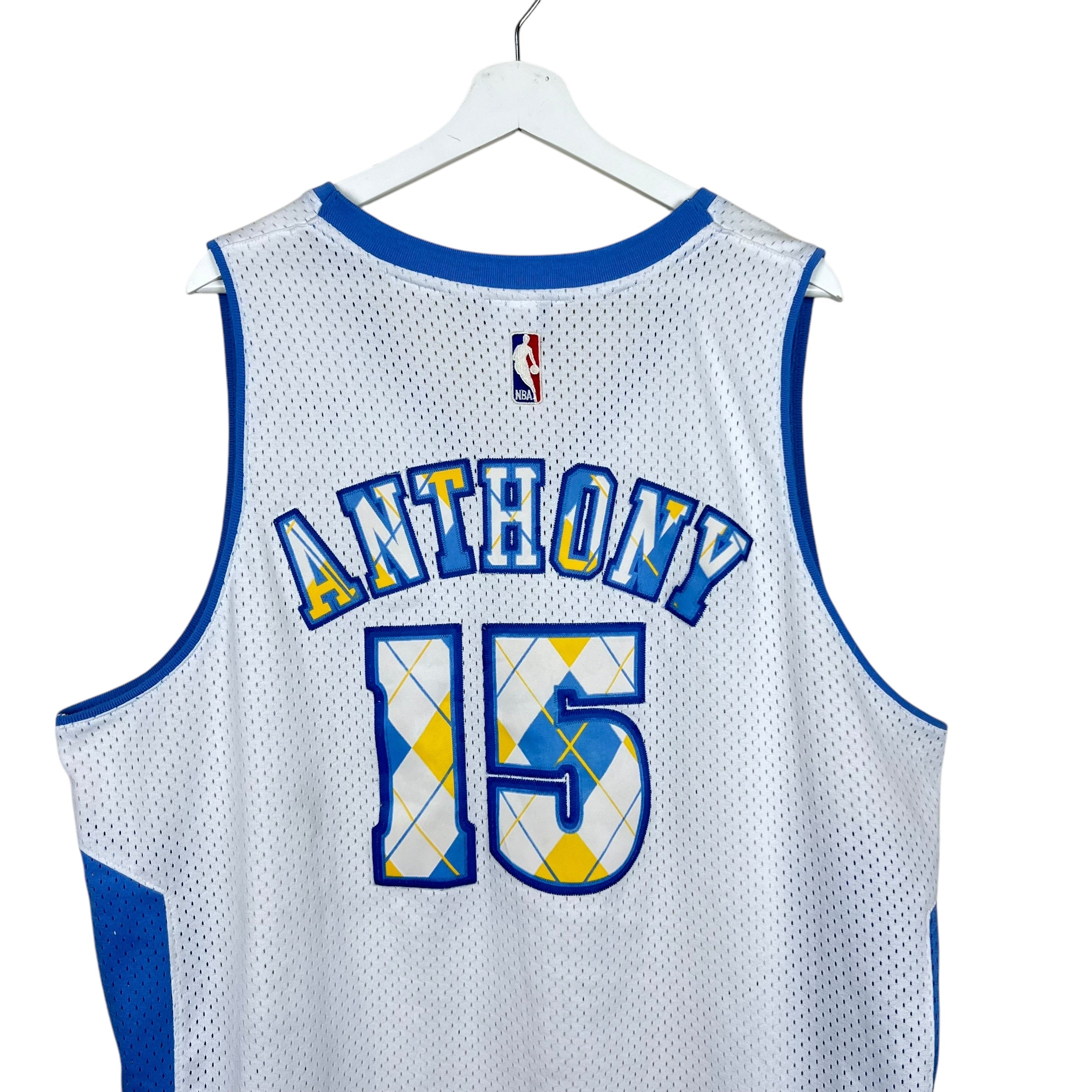 2009 Reebok Denver Nuggets Carmelo Anthony Home Plaid Jersey