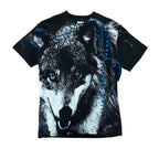 Vintage Nature “Canada’s Grey Wolf” AOP Tee Black
