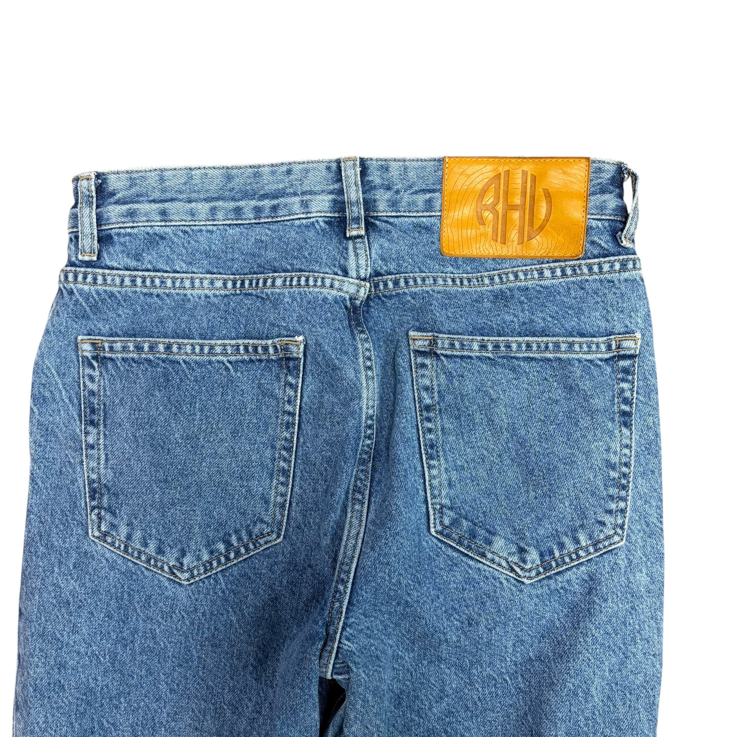 Zara x Rhuigi Distressed Denim Mid Wash