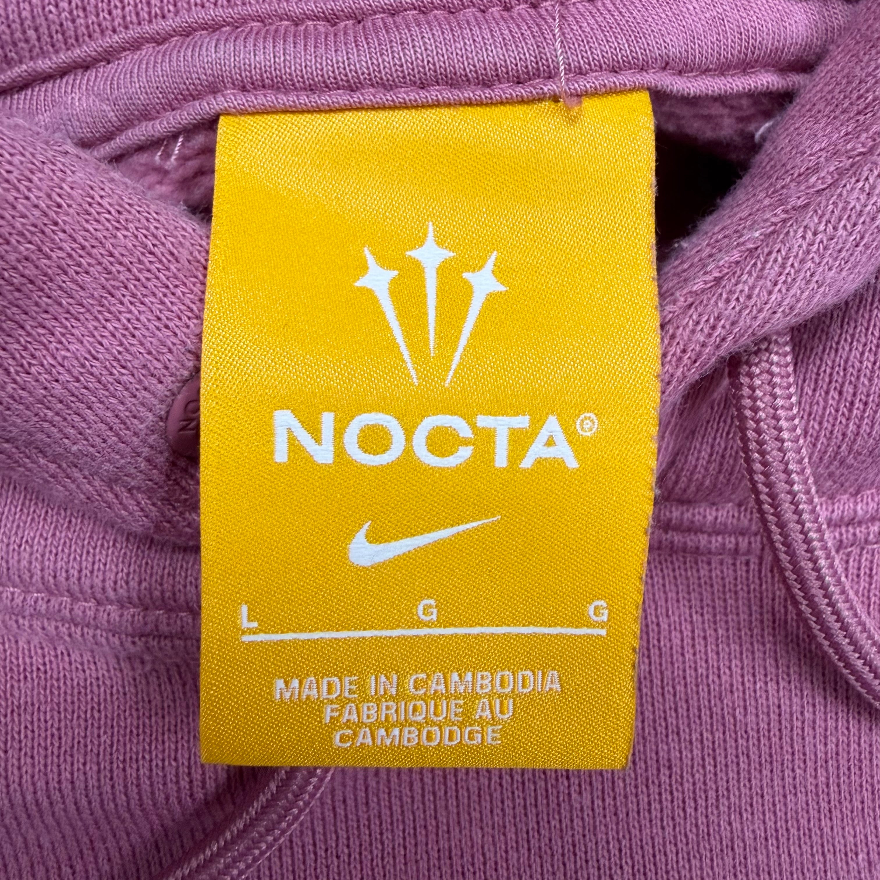 Nike x NOCTA Fleece Hoodie Desert Berry