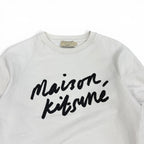 Maison Kitsuné Script Spellout White