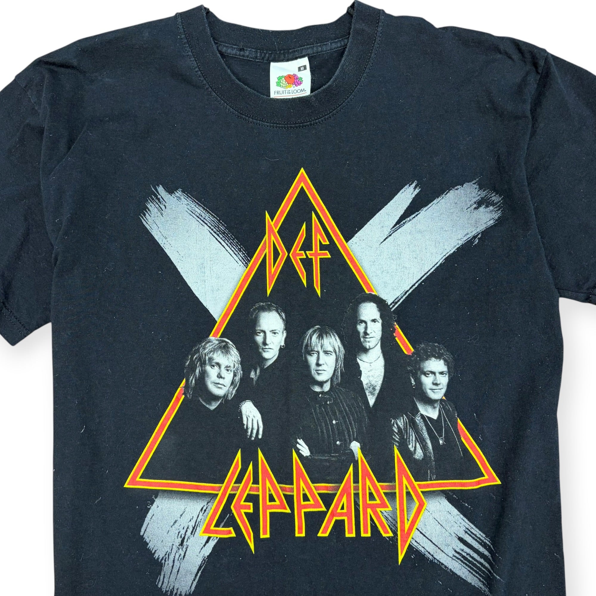 2002 Def Leppard World Tour Tee Black