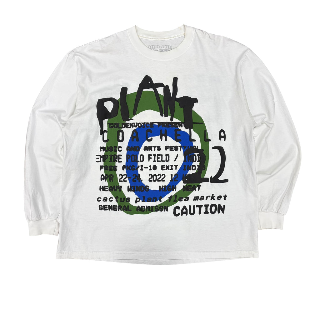 Cactus Plant Flea Market x Coachella Longsleeve White
