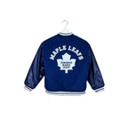 Vintage Mighty Mac Youth NHL Toronto Maple Leaf Logo Bomber Jacket