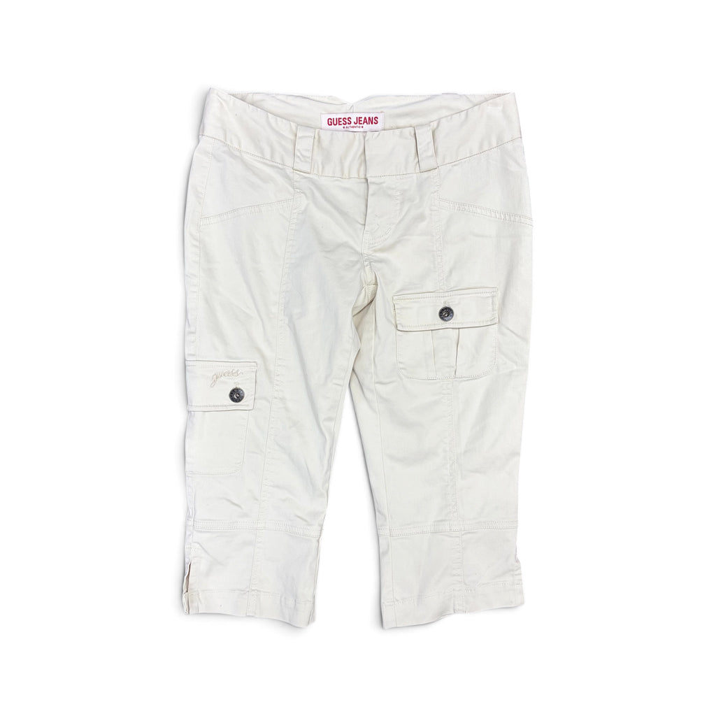 Vintage Guess Jeans Women’s Capris Light Cream