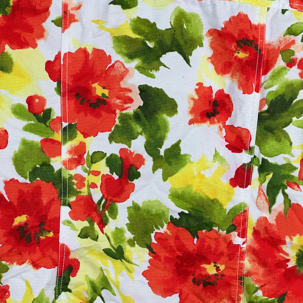 Vintage Jones New York Women’s Floral Print AOP Jacket White