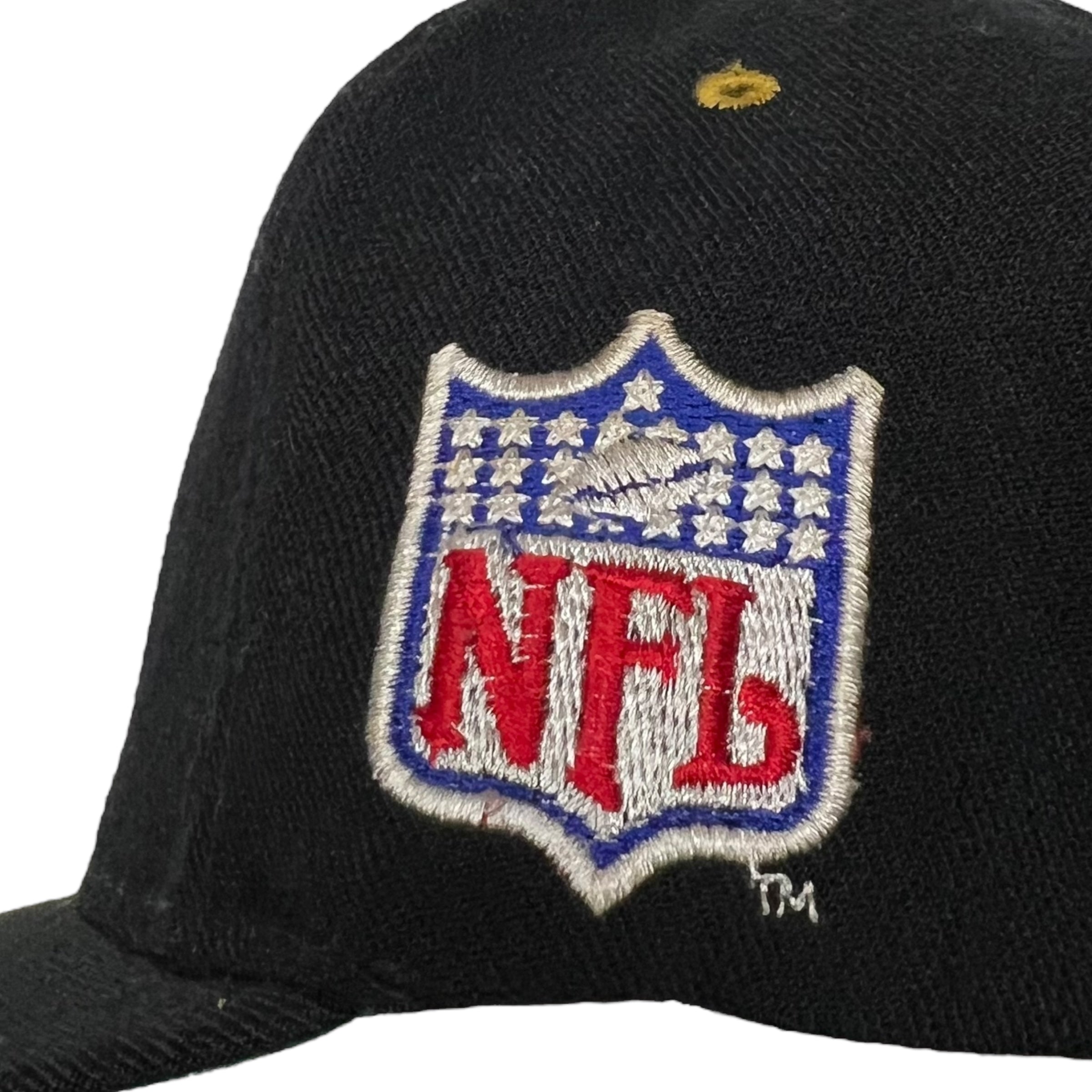 Vintage Starter Pittsburgh Steelers Logo Fitted Hat Black
