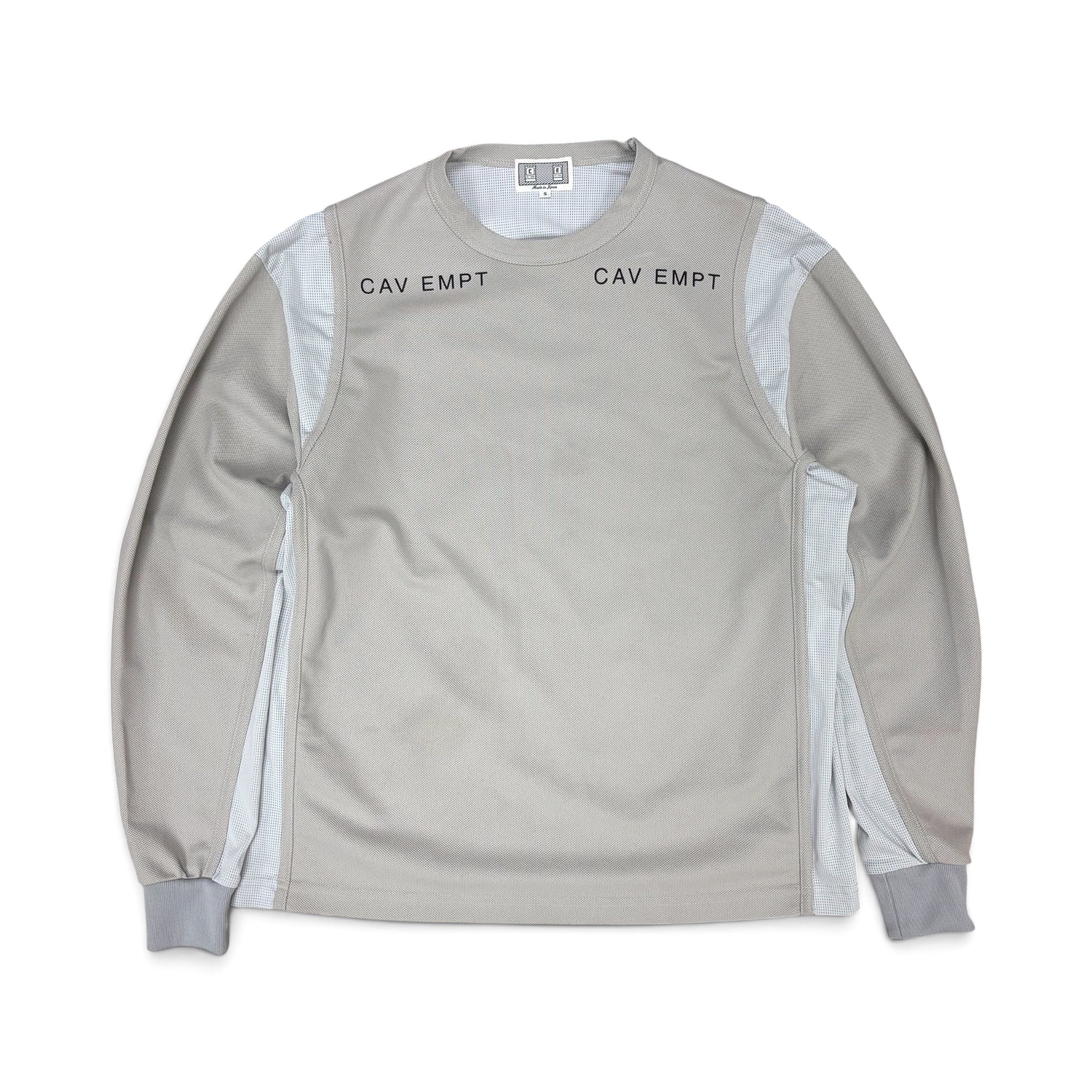 Cav Empt Mesh Longsleeve Tee Grey