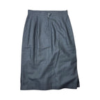 Vintage Charles Maudret Women’s Wool Dress Skirt Black