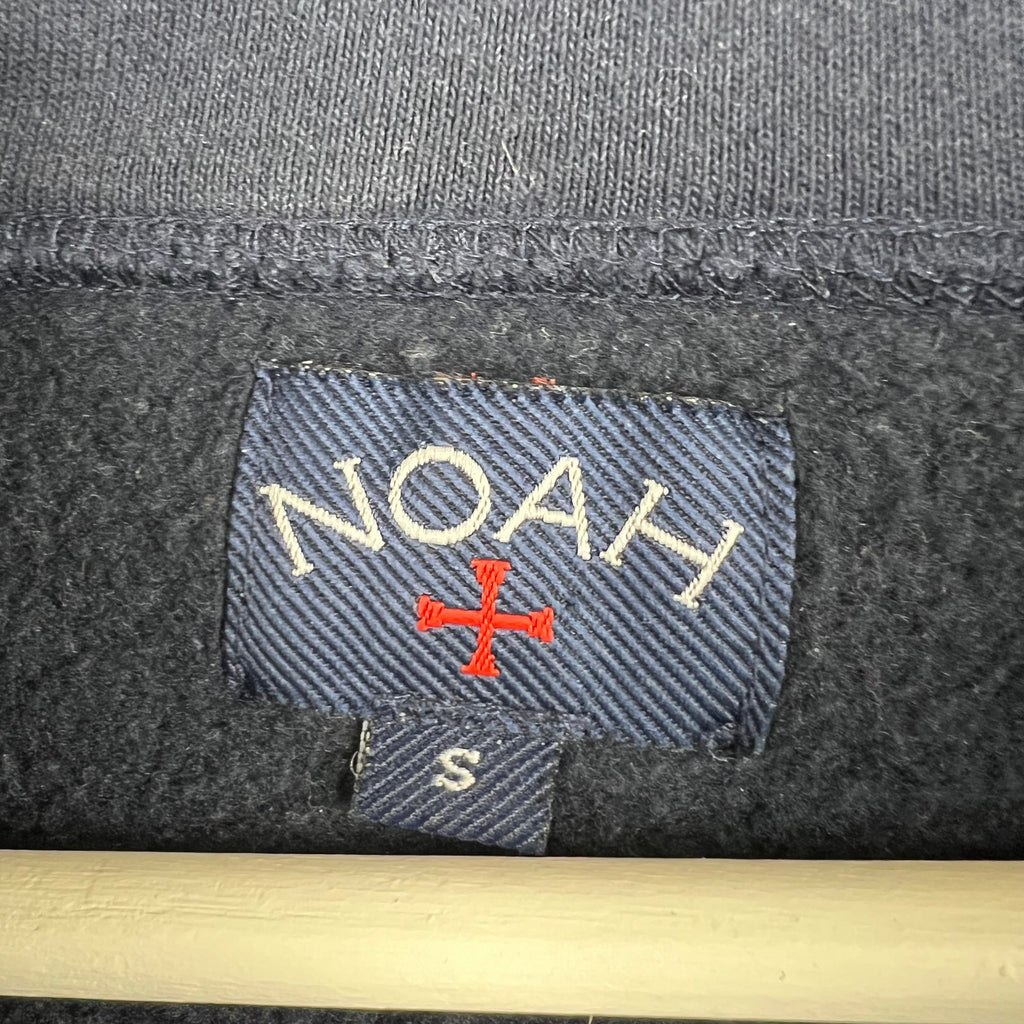Noah Core Logo Hoodie Navy