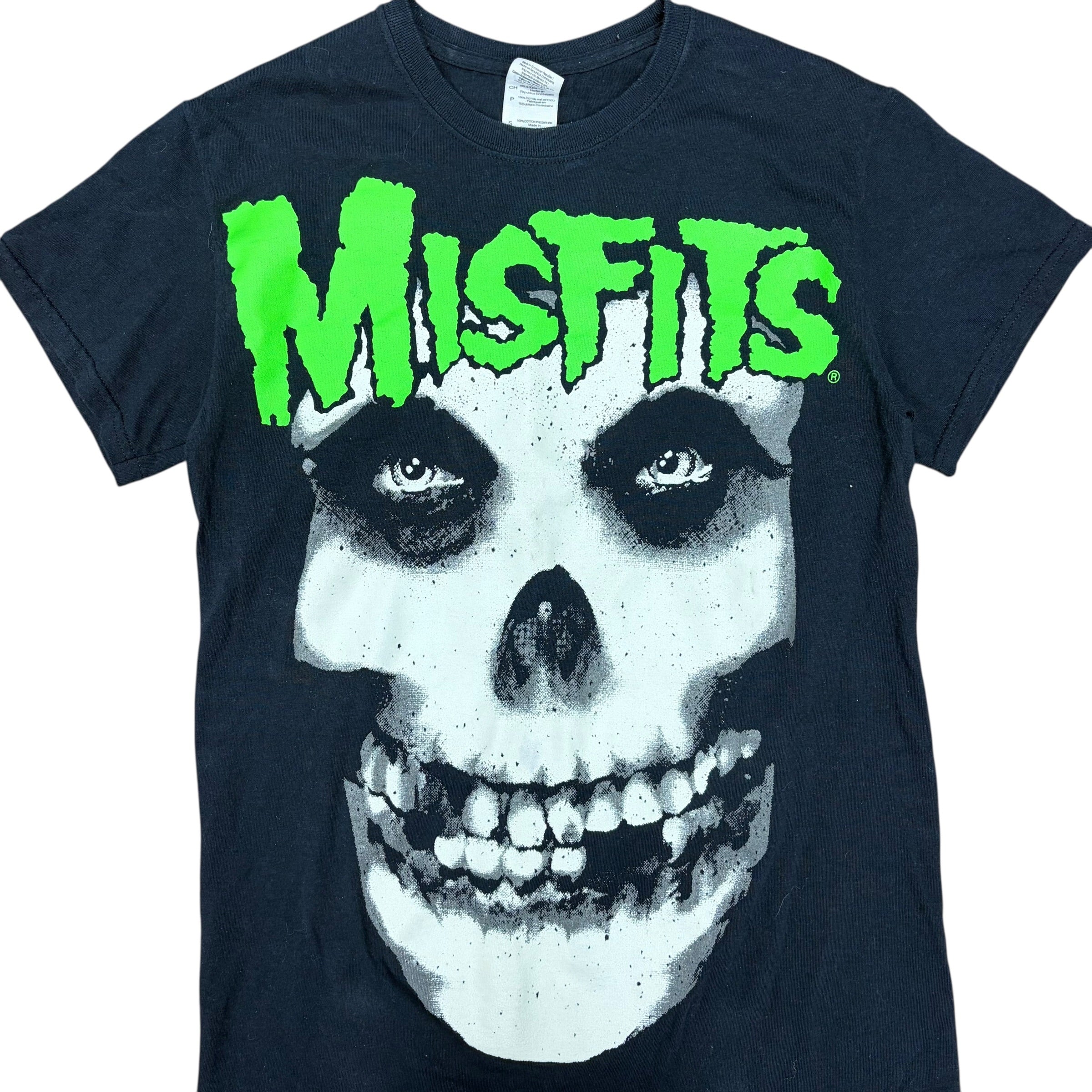 Vintage Misfits Skull Glow-In-Dark Tee