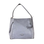Coach Marlon Hobo Leather Bag Grey