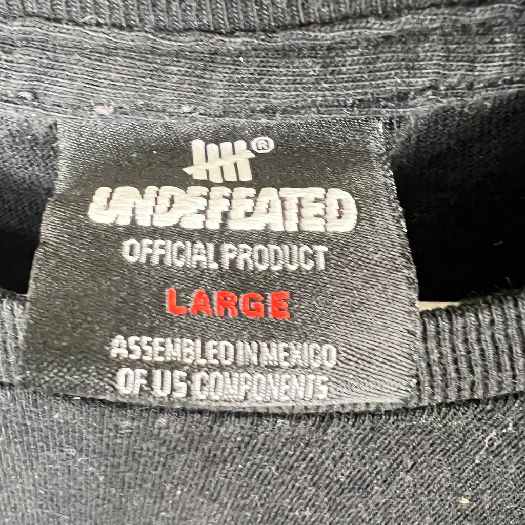 Undefeated 5-Strike Logo Tee Black