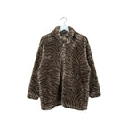Vintage Seg’ments Women’s Animal Print Fur Coat