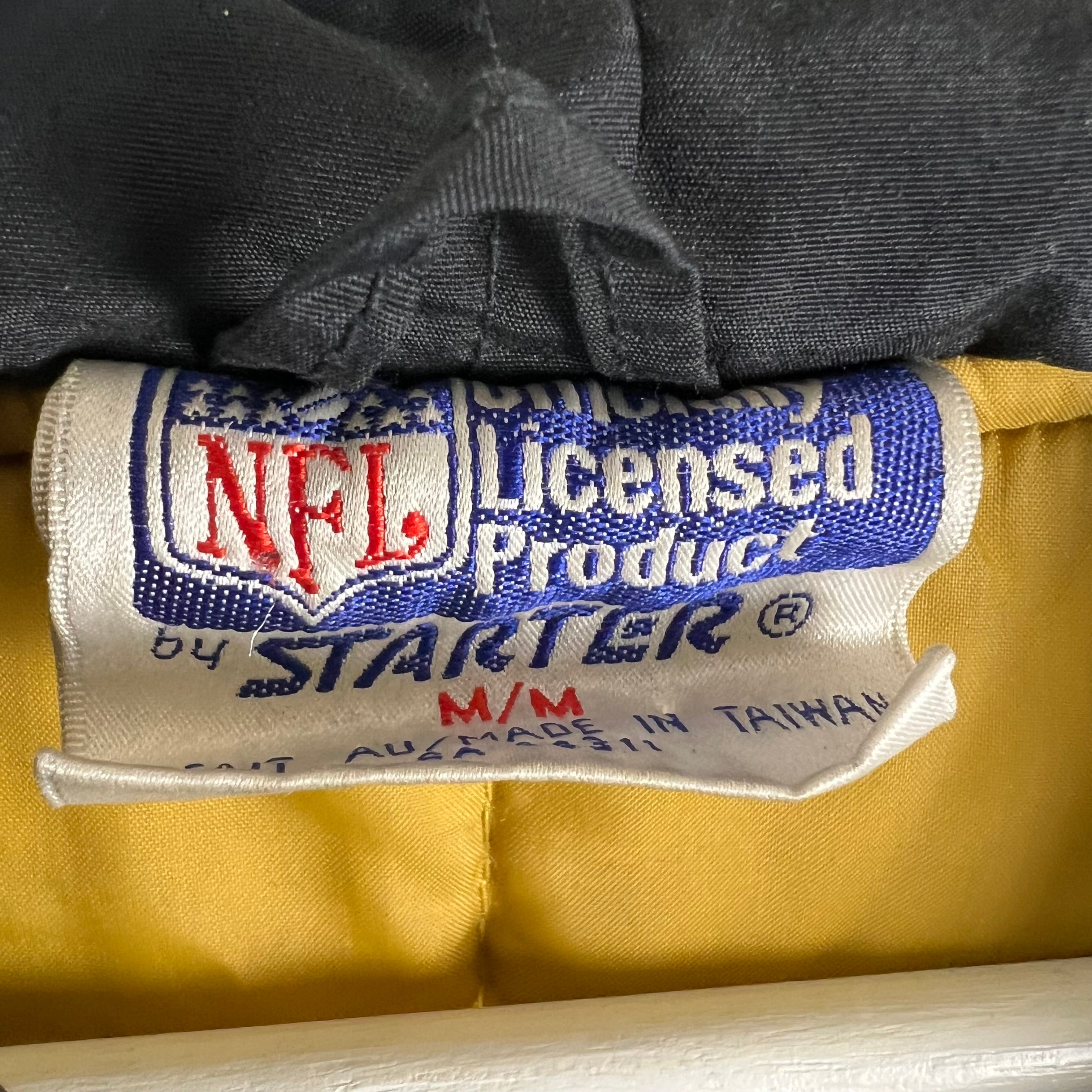 Vintage Starter NFL New Orleans Saints Puffer Jacket Black