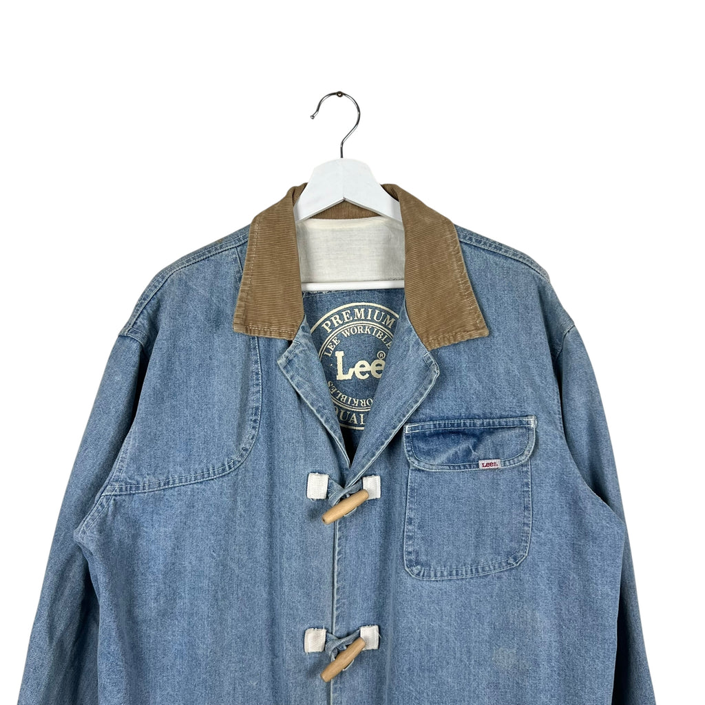Vintage Lees Ranch Farmers Chore Jacket Washed Denim