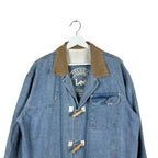Vintage Lees Ranch Farmers Chore Jacket Washed Denim