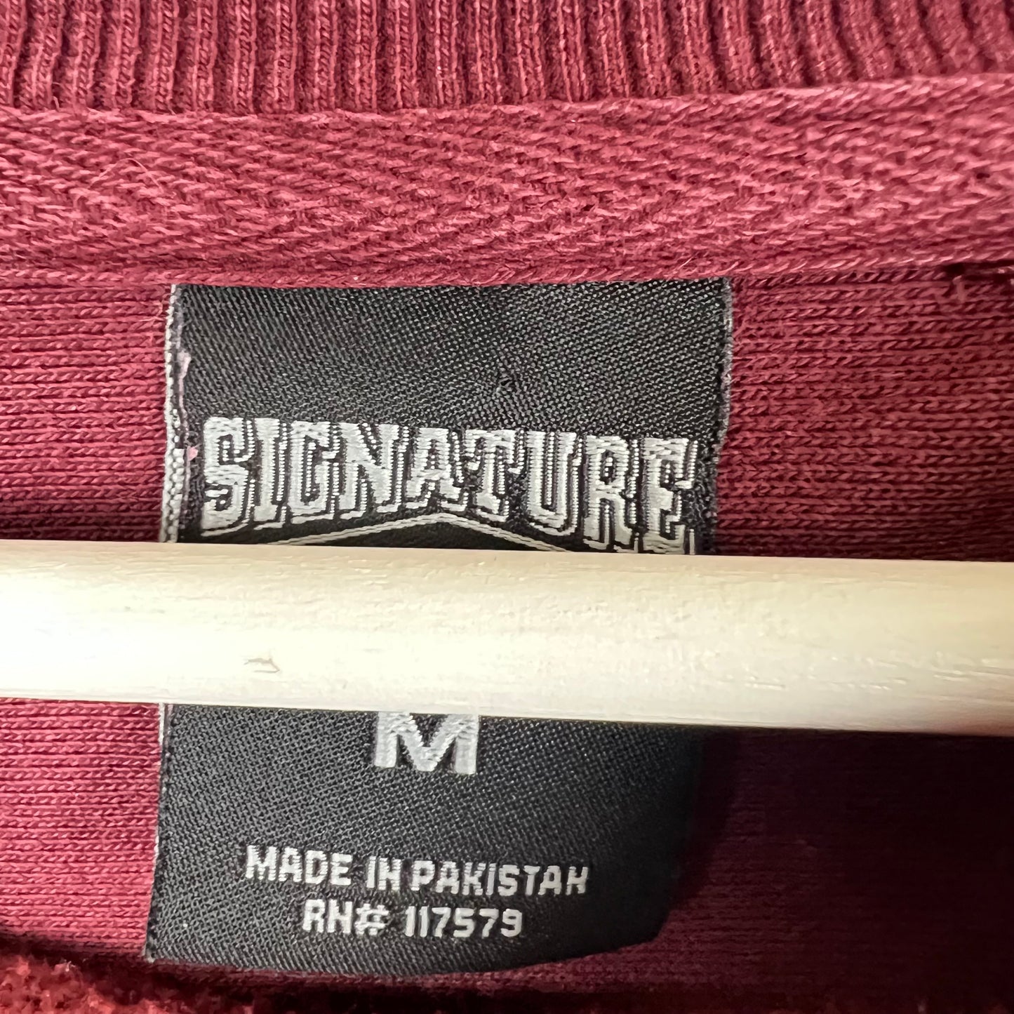 Vintage University Of Minnesota Gophers Embroidered Crewneck Burgundy