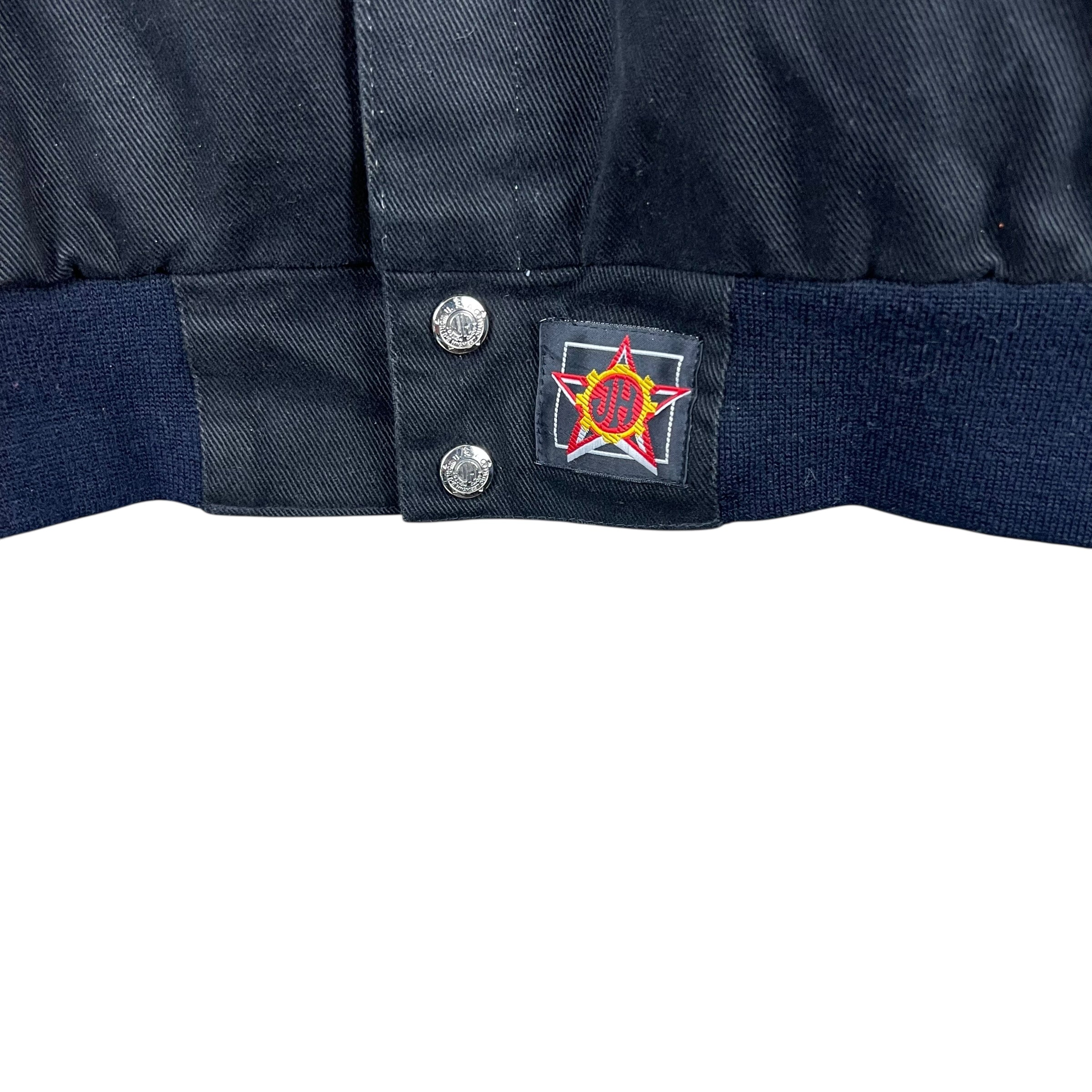 Vintage Jeff Hamilton NASCAR Dale Earnhardt Jr. Budweiser Racing Jacket Black