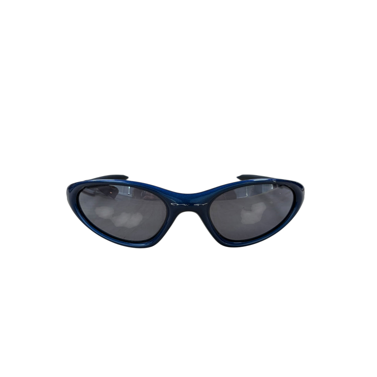 Oakley Minute 1.0 Iridium Sunglasses Metallic Blue/Black