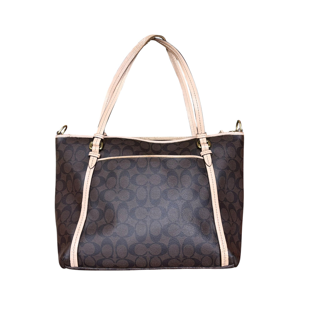 Vintage Coach Peyton Signature Pocket Tote Bag