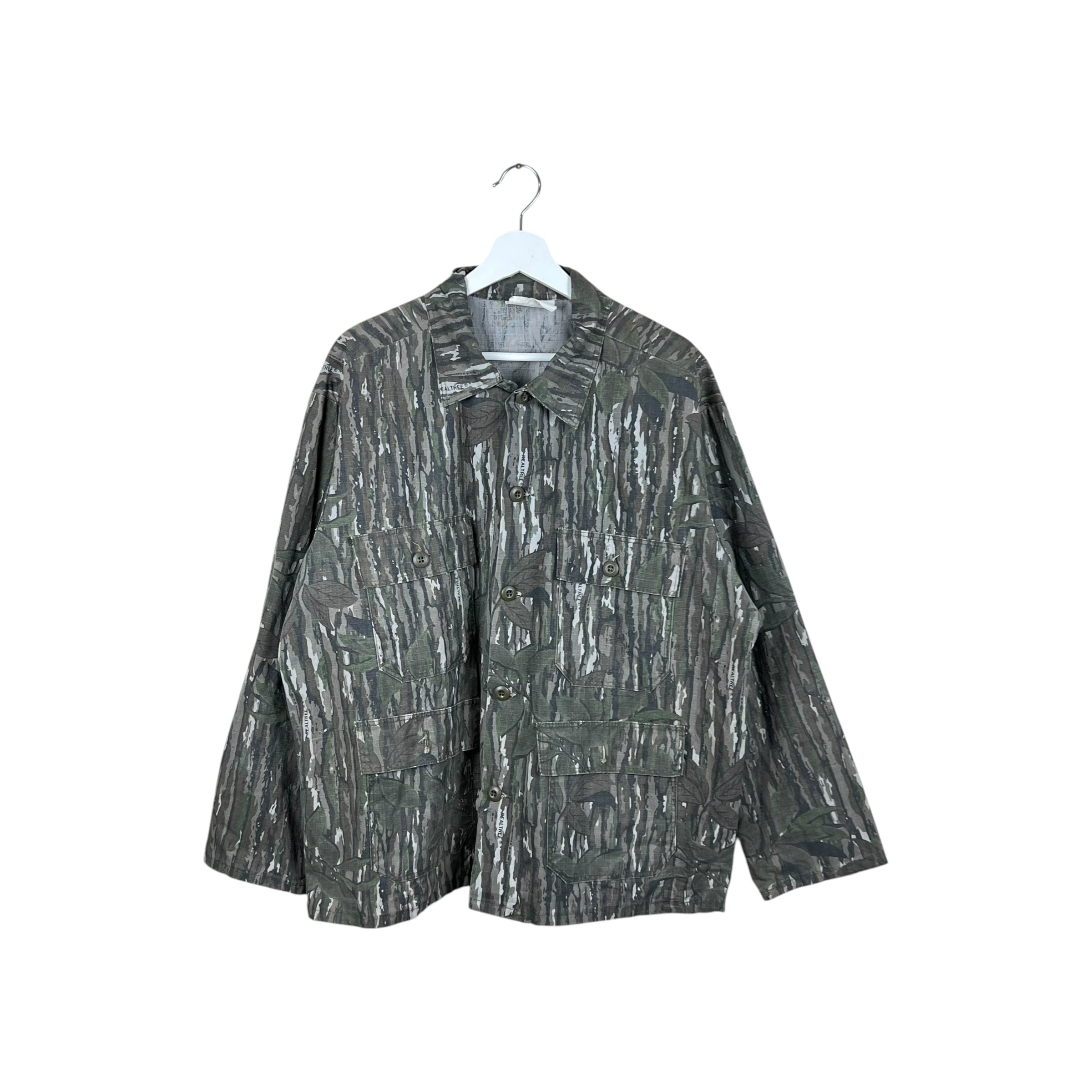 Vintage RealTree Printed Button Up Jacket Camo