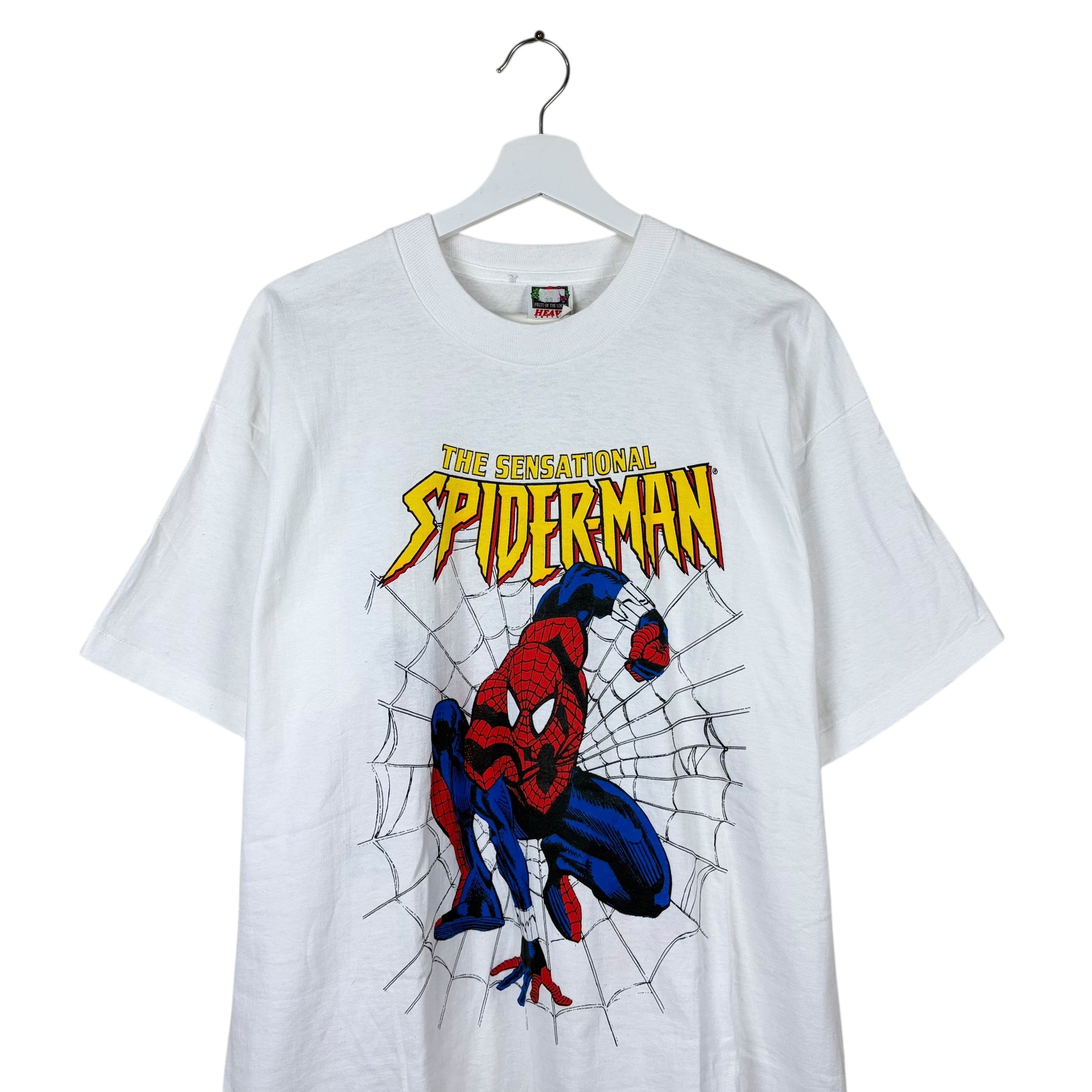 1996 Comic Images The Sensational Spider-Man Comic Tee White