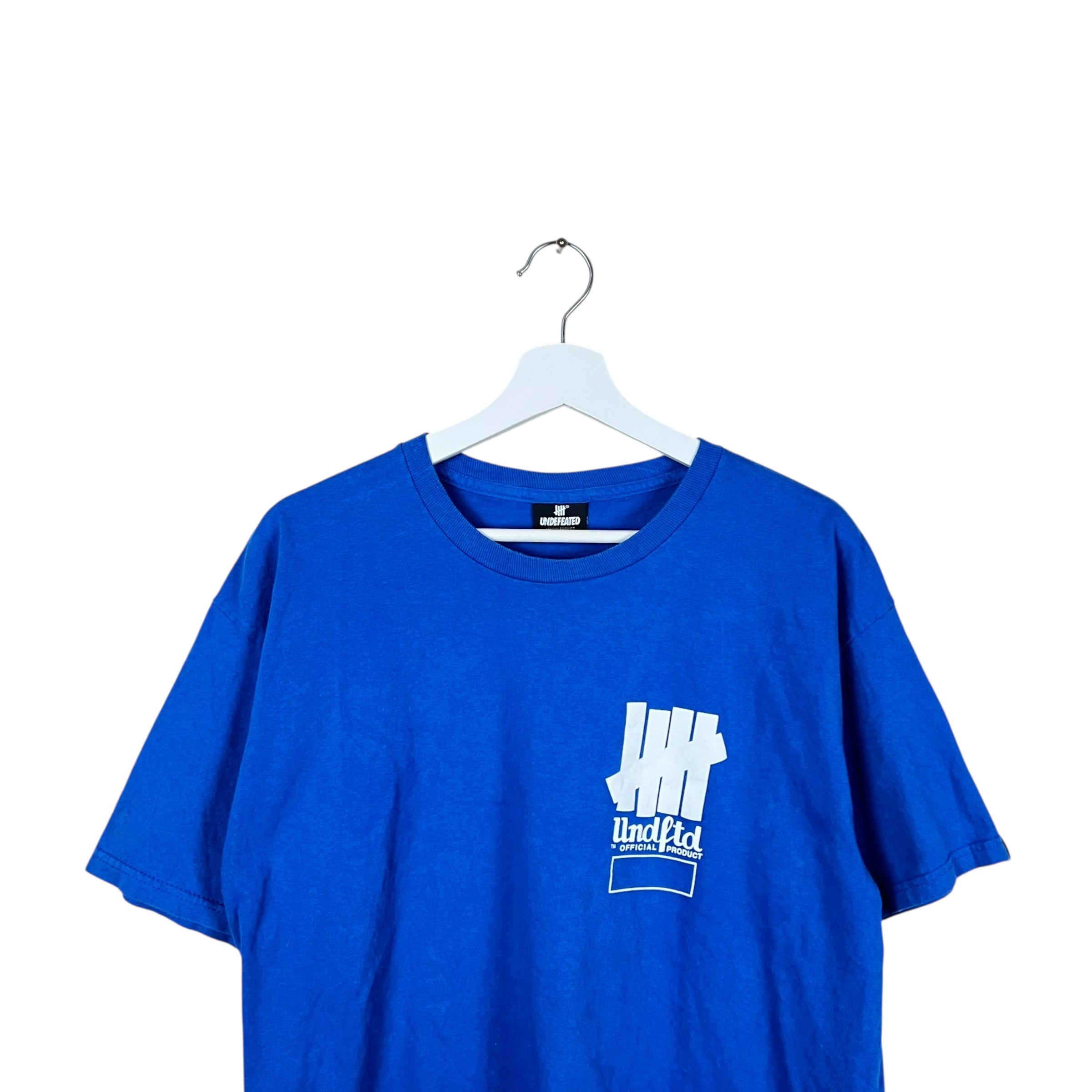 Undefeated Official Product Tee Bright Blue