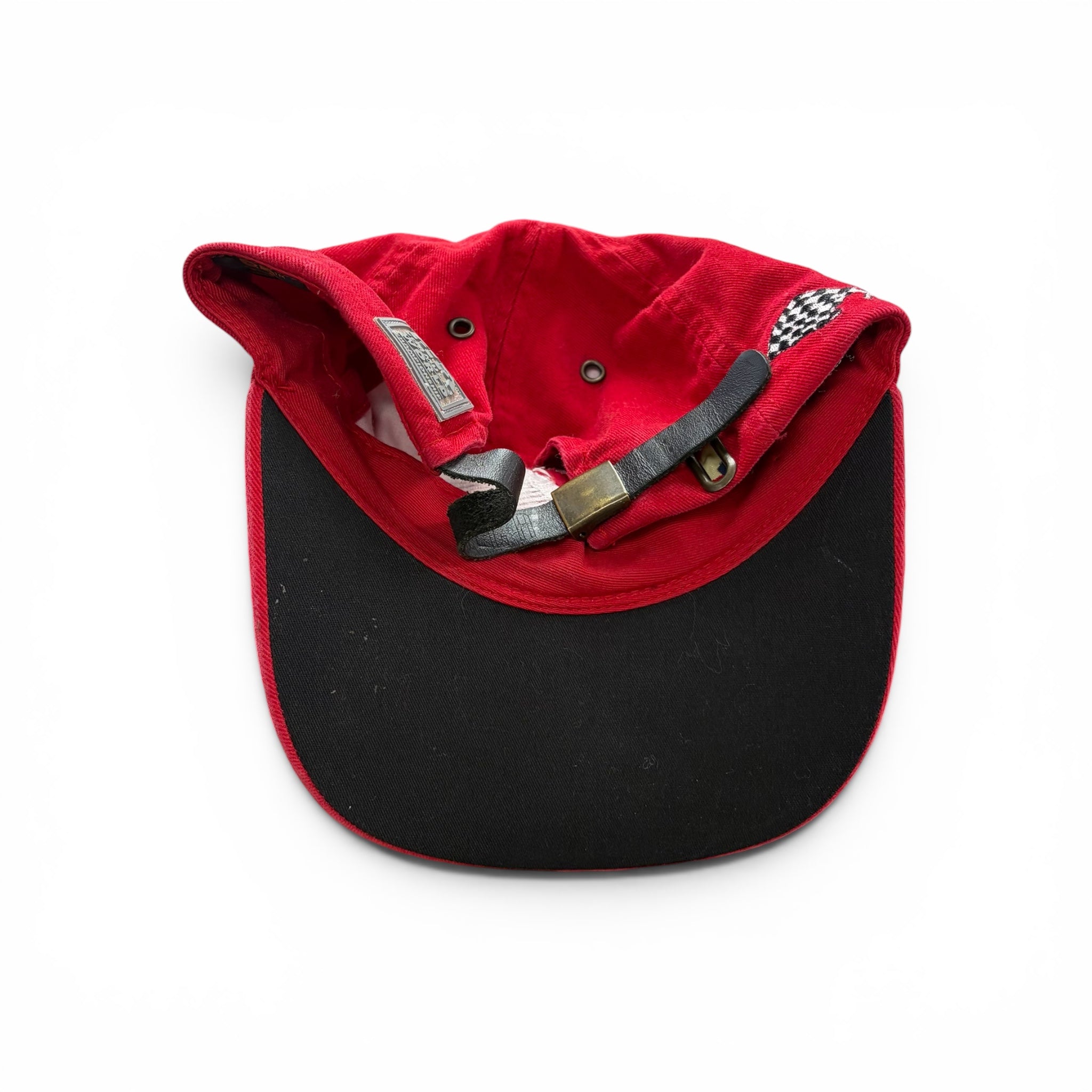 Vintage Blue Thunder Formula 1 Racing Logo StrapBack Red