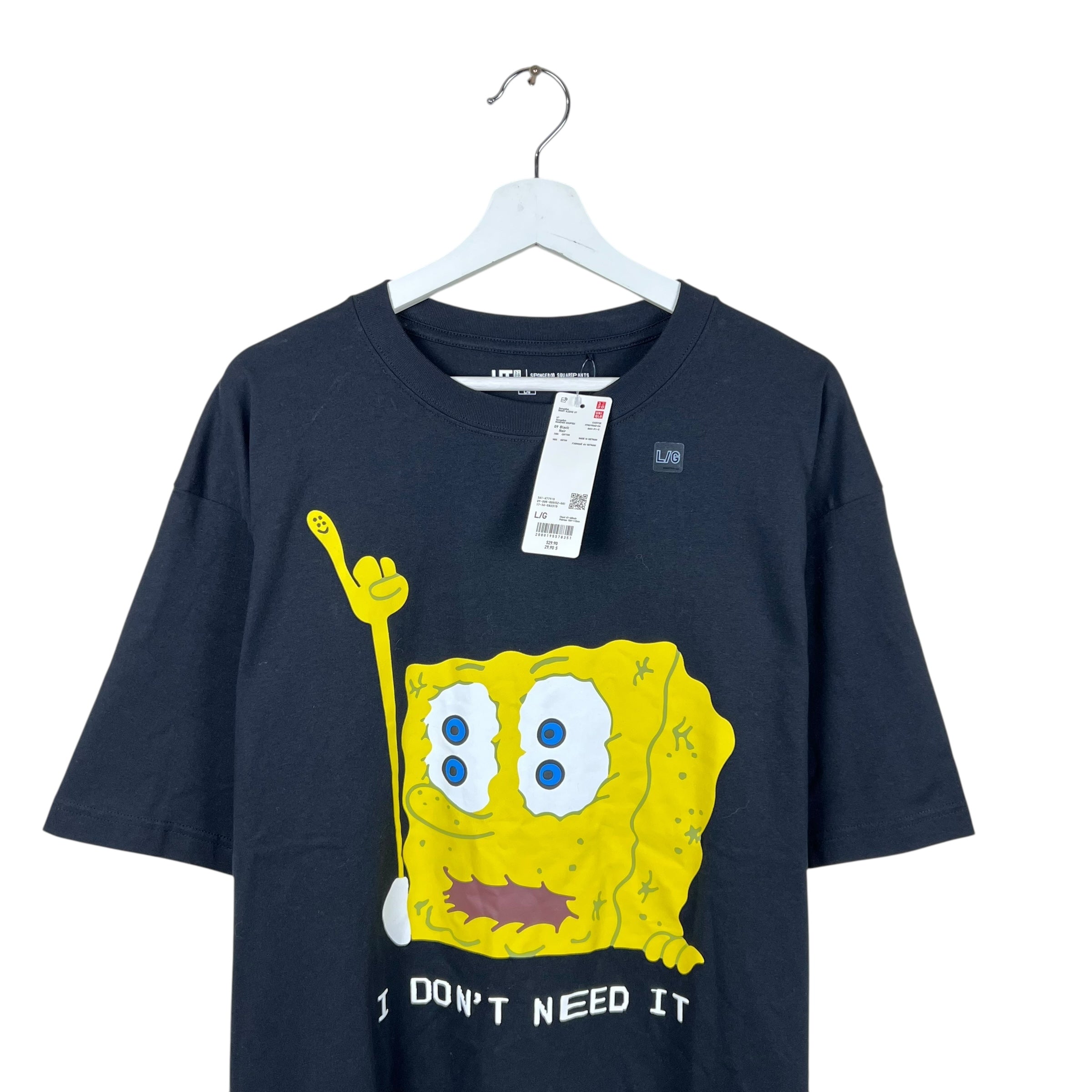 Uniqlo x Spongebob SquarePants x Cactus Plant Flea Market Graphic Tee Black