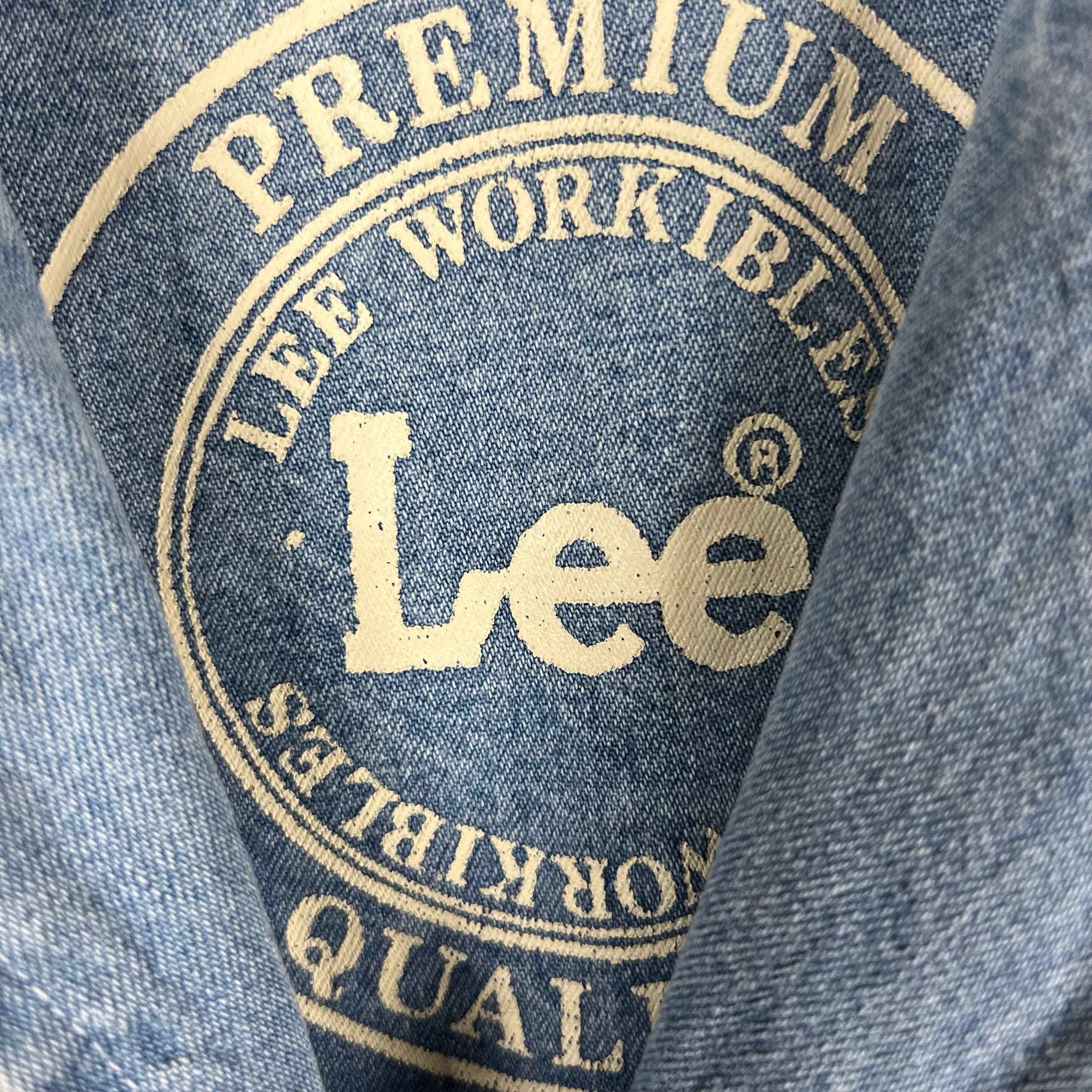 Vintage Lees Ranch Farmers Chore Jacket Washed Denim