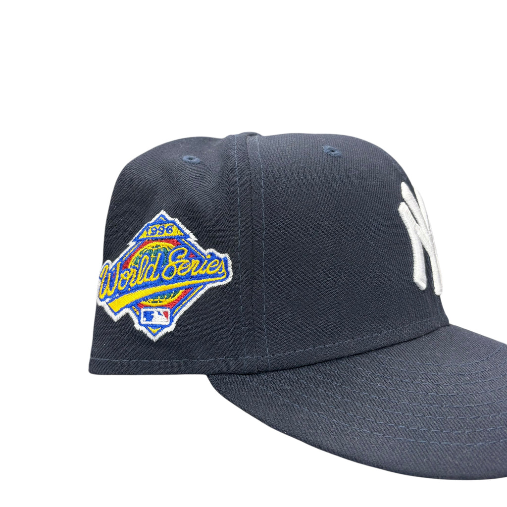 Vintage New Era MLB New York Yankees Logo Fitted Navy
