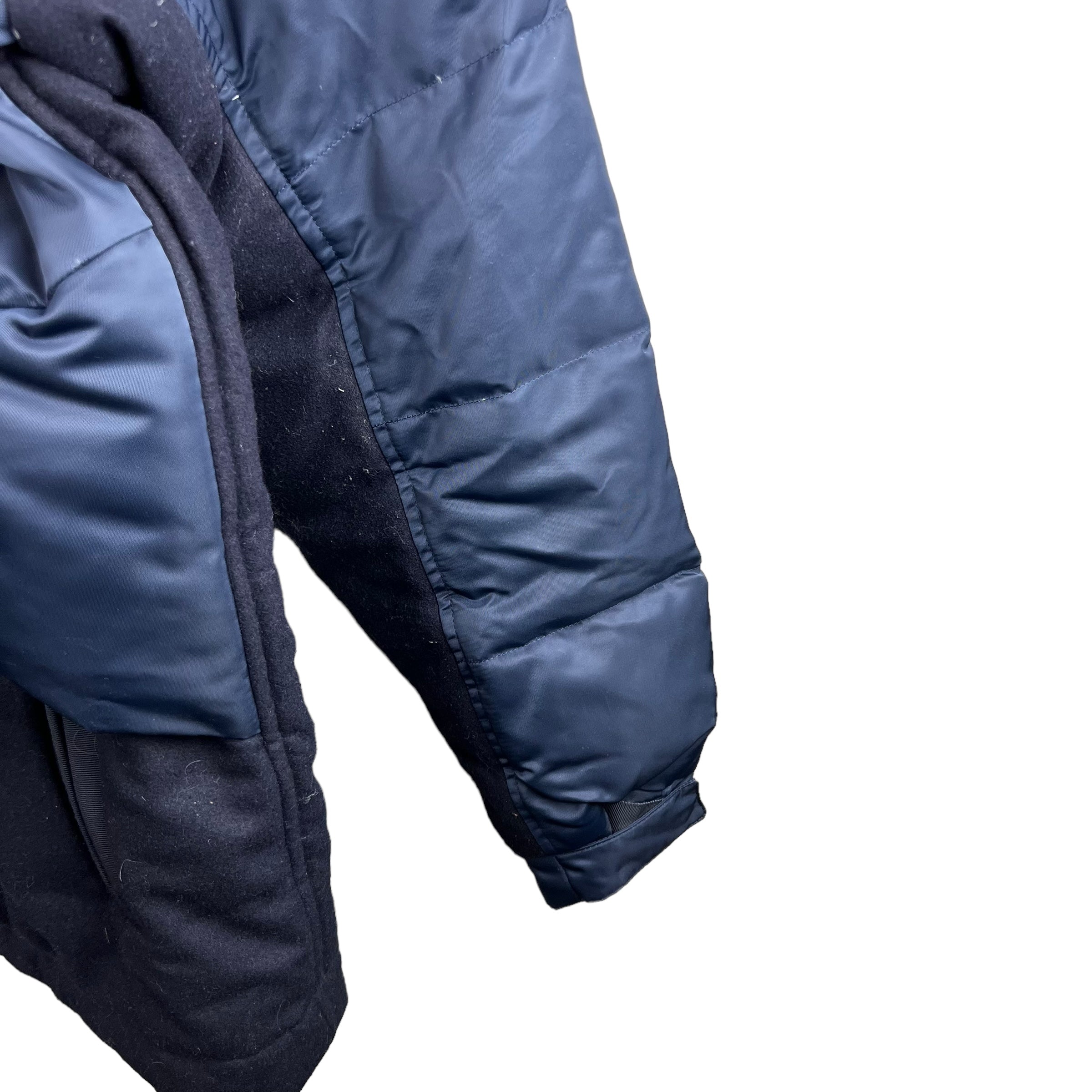 Jil Sander x Uniqlo Hybrid Down Oversized Hooded Jacket Navy Blue