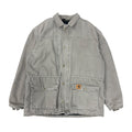 Vintage Carhartt Fleece Insulated Barn Jacket Washed Beige