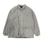 Vintage Carhartt Fleece Insulated Barn Jacket Washed Beige